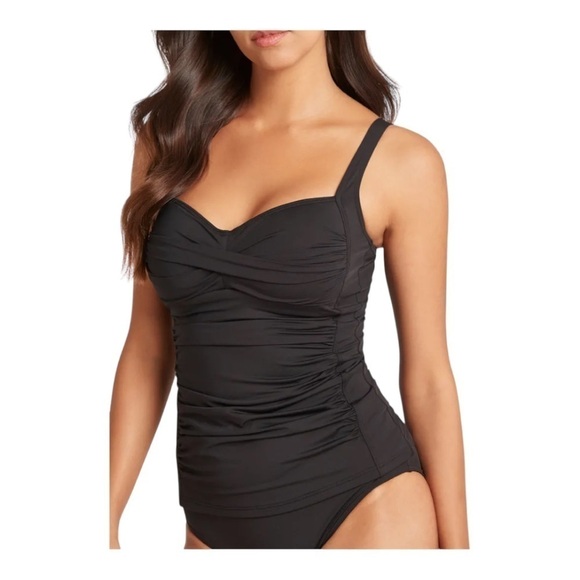 Sea Level Swim tankini top with powermesh support NWOT - Picture 1 of 7